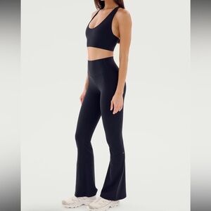 Splits59 Raquel High Waist Airweight Flare - Black, Size Medium